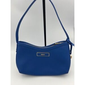 DKNY Blue Shoulder Bag Chic Modern Handbag Designer‎ Purse Small
